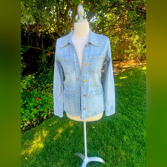 Maurices Light Blue Jean 🧥 jacket - Picture 1 of 6